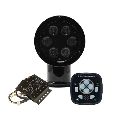 Acr Rcl50 Led Searchlight Wired Control Black Housing 12/24vdc