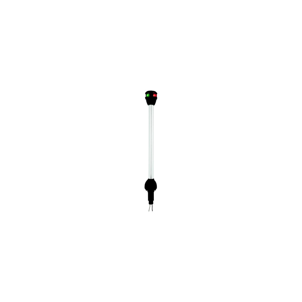 Attwood Lightarmor Bi-color 14in Straight Locking Collar Pole 3-pin Led With Task Light