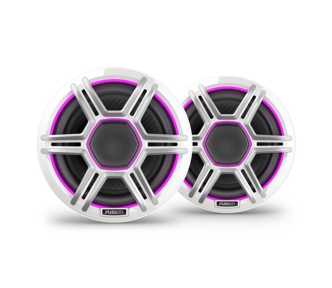 Fusion Ap-fl65spw 6.5in Led Apollo Series Speakers White Sport Grilles