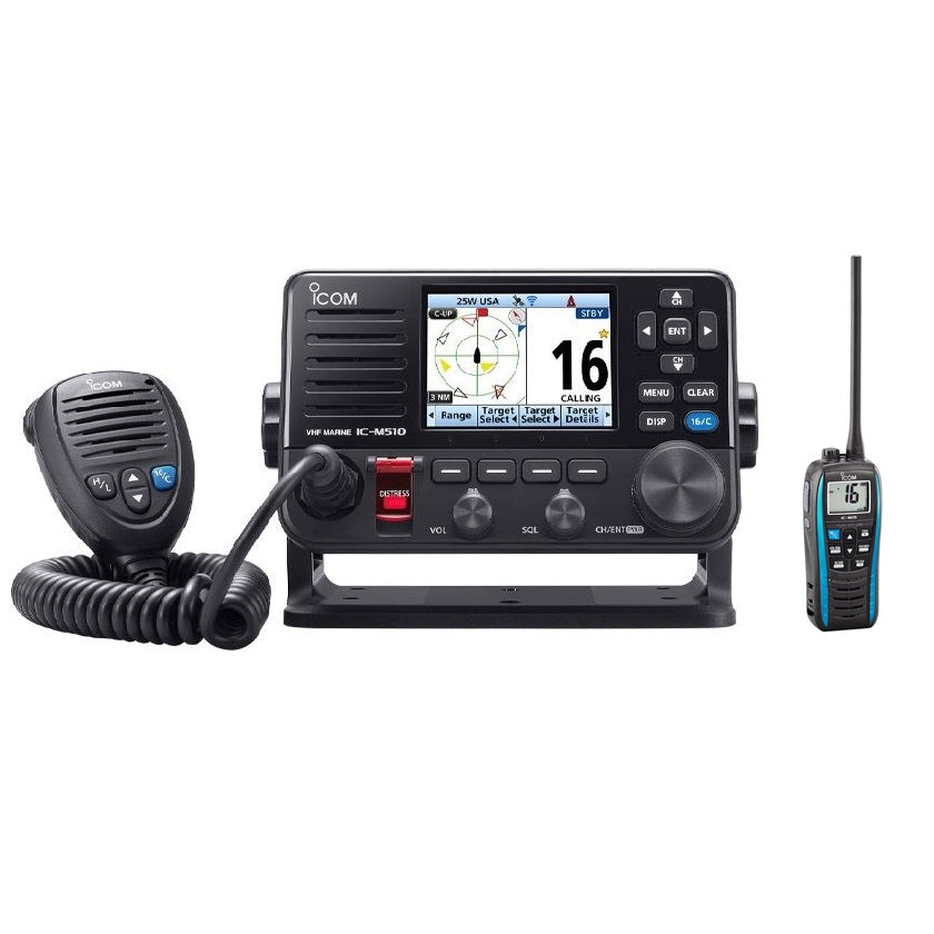 Icom M510 Plus Evo Ais Vhf With Nmea2000 With M25 Promo Bundle