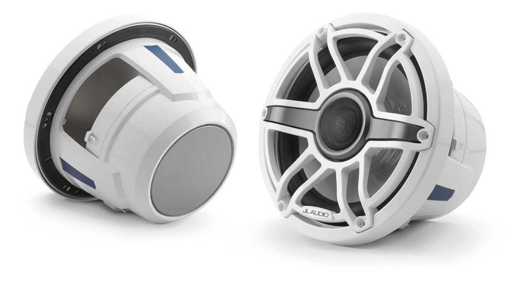 Jl Audio M6 8.8in Coaxial Speakers White Sport Grille