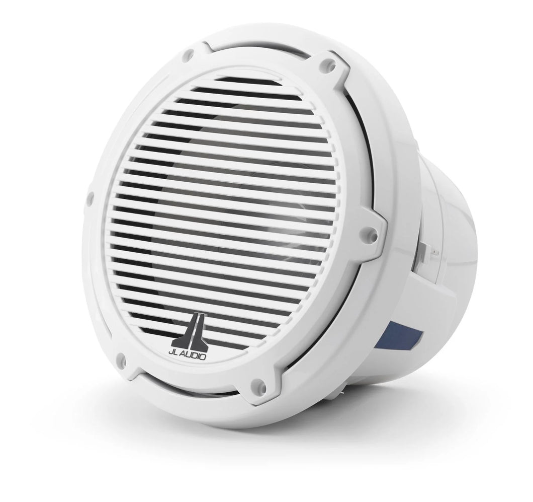 Jl Audio M6 8in Subwoofer With White Classic Grille Infinite Baffle