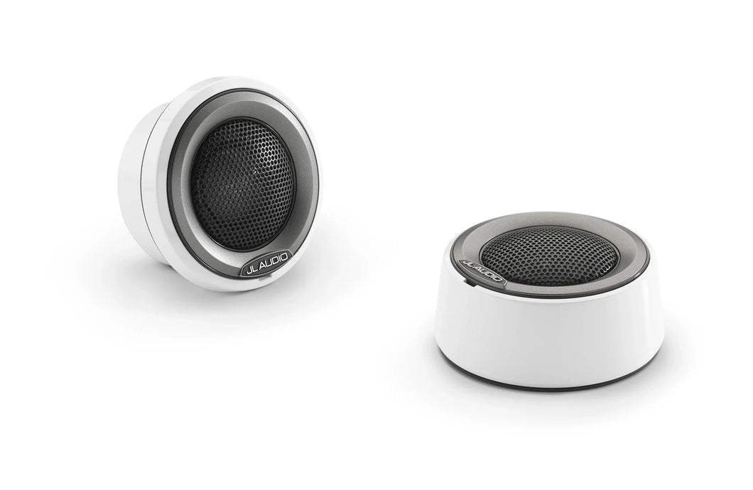 Jl Audio M6 1in Component Tweeter White Mounting Cups And Gray Trim