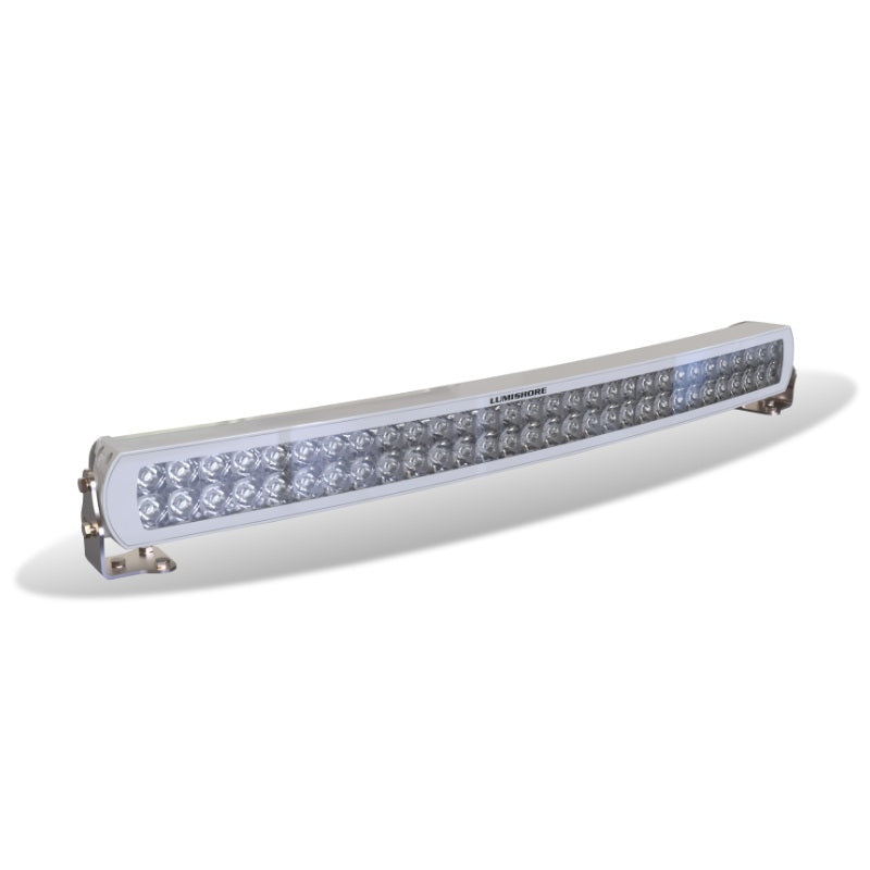 Lumishore 30in Curved Lightbar White Led, White Housing 12/24vdc