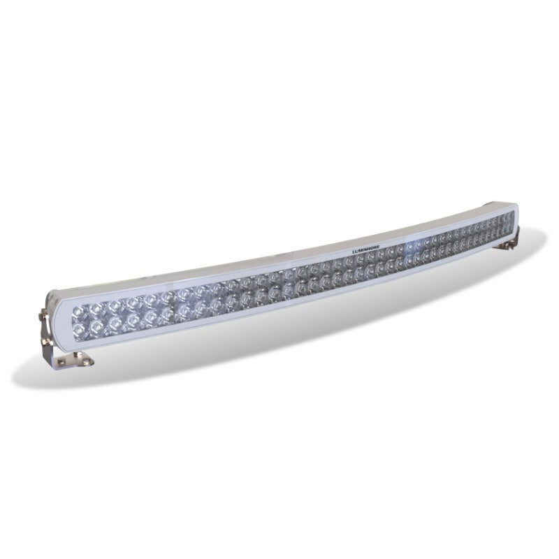 Lumishore 40in Curved Lightbar White Led, White Housing 12/24vdc