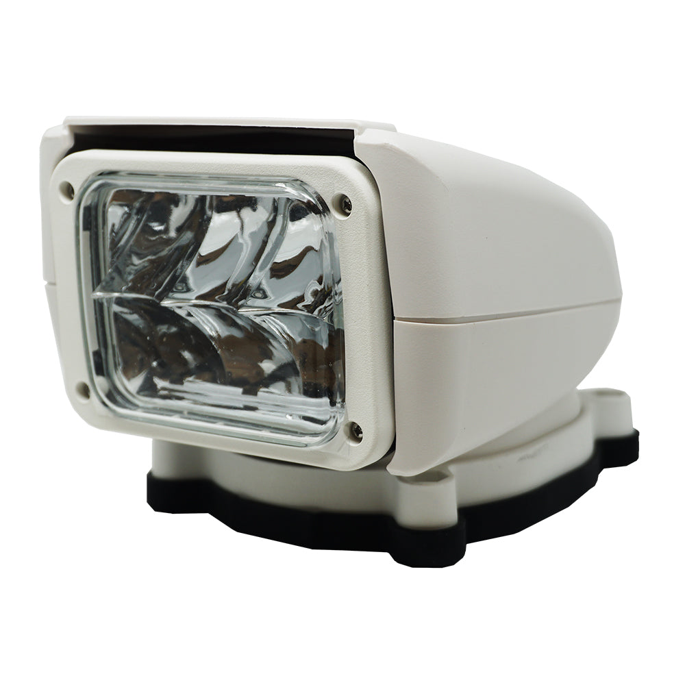 Acr Rcl85 White Led Spotlight With Wireless Hand Remote 240,000 Candela 12-24v