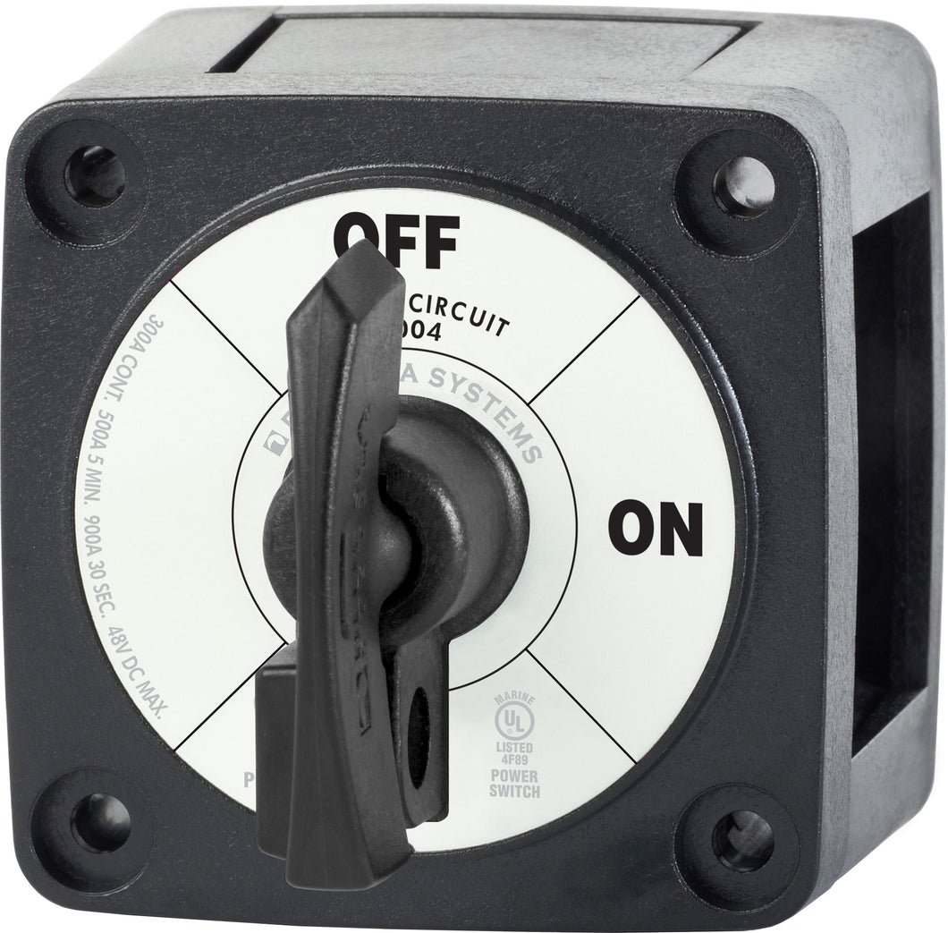 Blue Sea M-series Battery Switch On-off Black With Locking Key