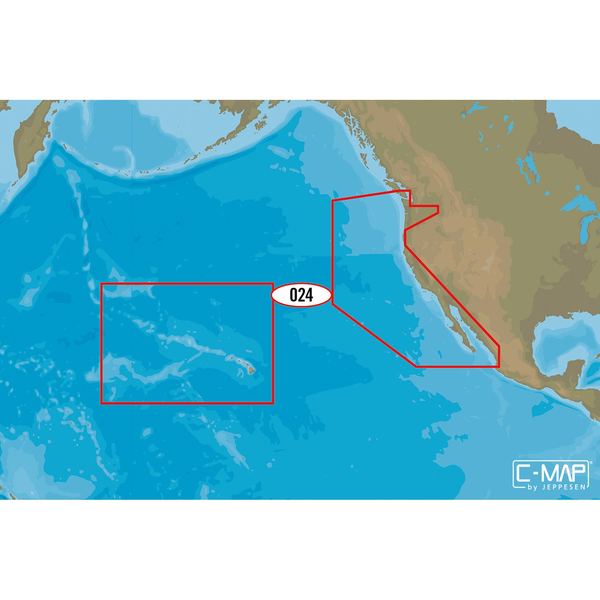C-map M-na-d024 4d Microsd Usa West Coast And Hawaii