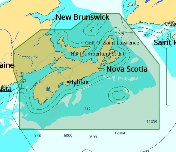 C-map M-na-d938 4d Local Fundy Nova Scotia Cape Breton
