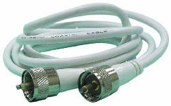 Digital 12' Rg8x W- Mini Uhf Female Connectors & Pl259 Adap