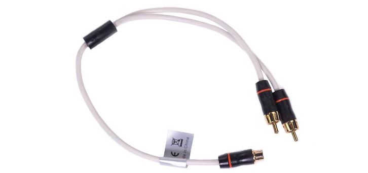 Fusion Ms-rcaym 1female-2male Shielded Twisted Rca Y-cable