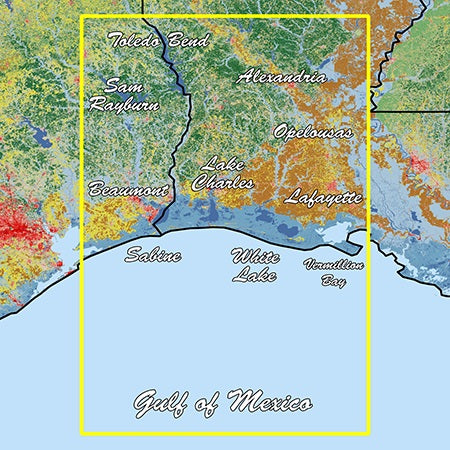 Garmin Louisiana West Standard Mapping Professional