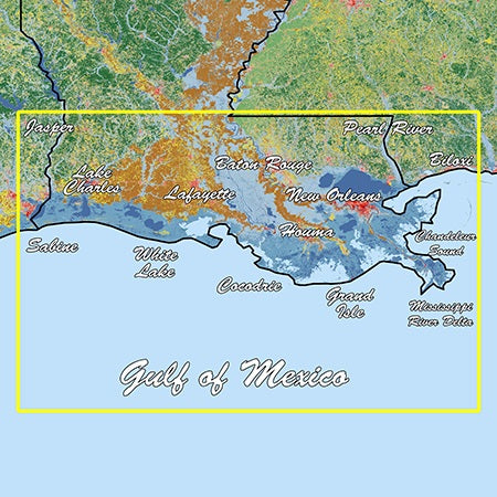 Garmin Louisiana One Standard  Mapping Premium