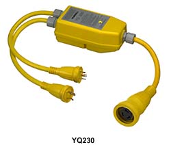 Hubbell Yq-230 Smart Y 1 50-250v Cord To 2 30a-125v