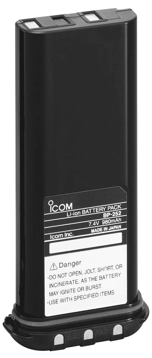 Icom Bp252 980mah Li-ion Battery Pack