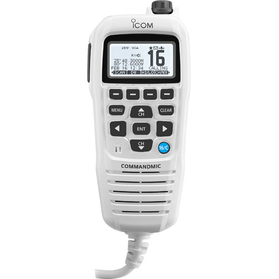 Icom Hm195gw Command Mic Iv White Second Station