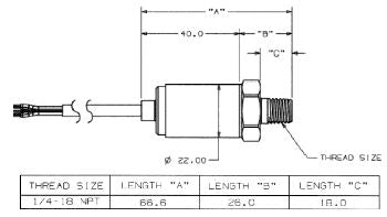 Maretron 0-3 Psi Transducer