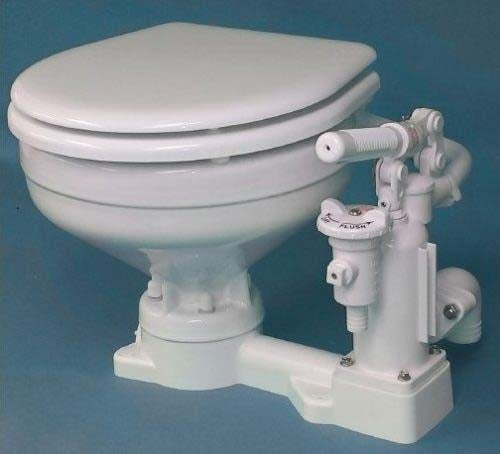 Raritan Ph Superflush Manual Toilet Marine Size Bowl